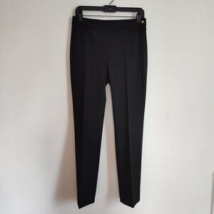 Ladies Petite SZ 4P Lauren Ralph Lauren Black Straight-Leg Dress Pants